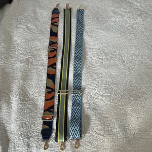 Ahdorned Bag Straps, gold hardware -sold together and separately!